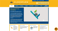 Desktop Screenshot of elderpark.org